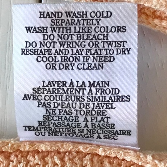 NWT Z SUPPLY OVERSIZED ORANGE CREAM BEACH SWEATER - Picture 10 of 10